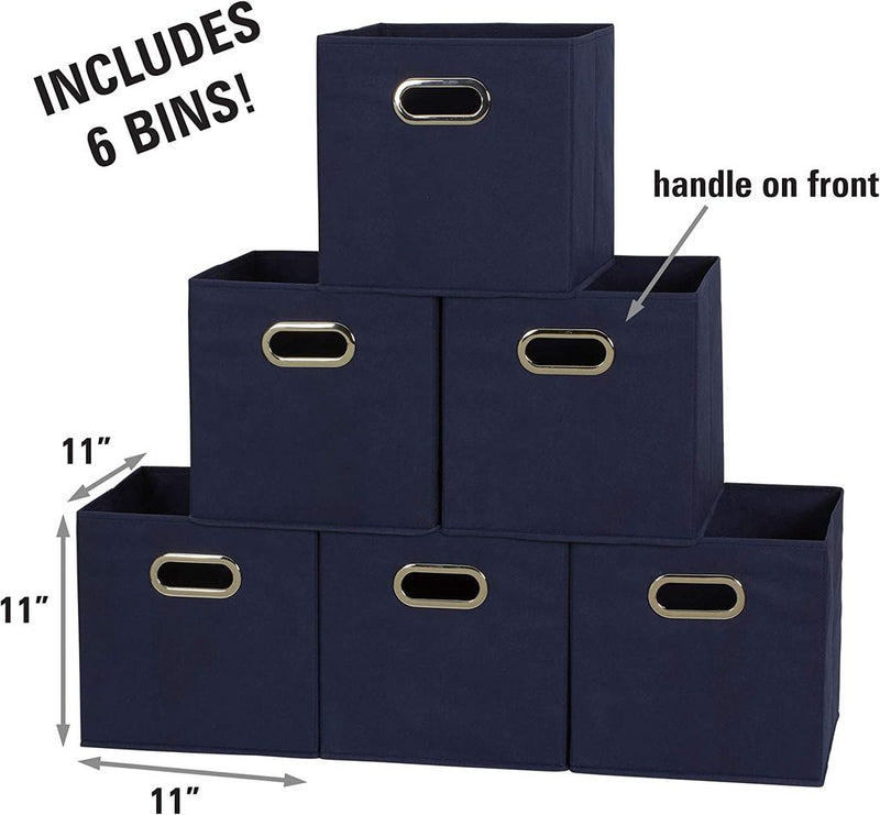 Household Essentials 81-1 Foldable Fabric Storage Bins