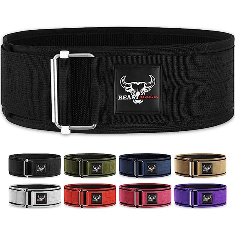 IBRO Quick Locking Premium Weight Lifting Belt Black