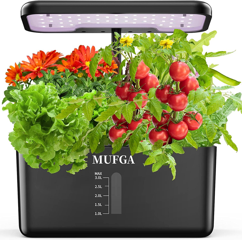 MUFGA 12 Pods Hydroponics Growing System Indoor Garden