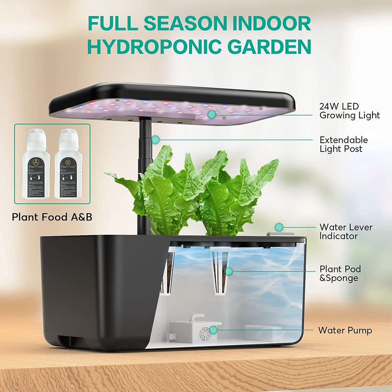 MUFGA 12 Pods Hydroponics Growing System Indoor Garden