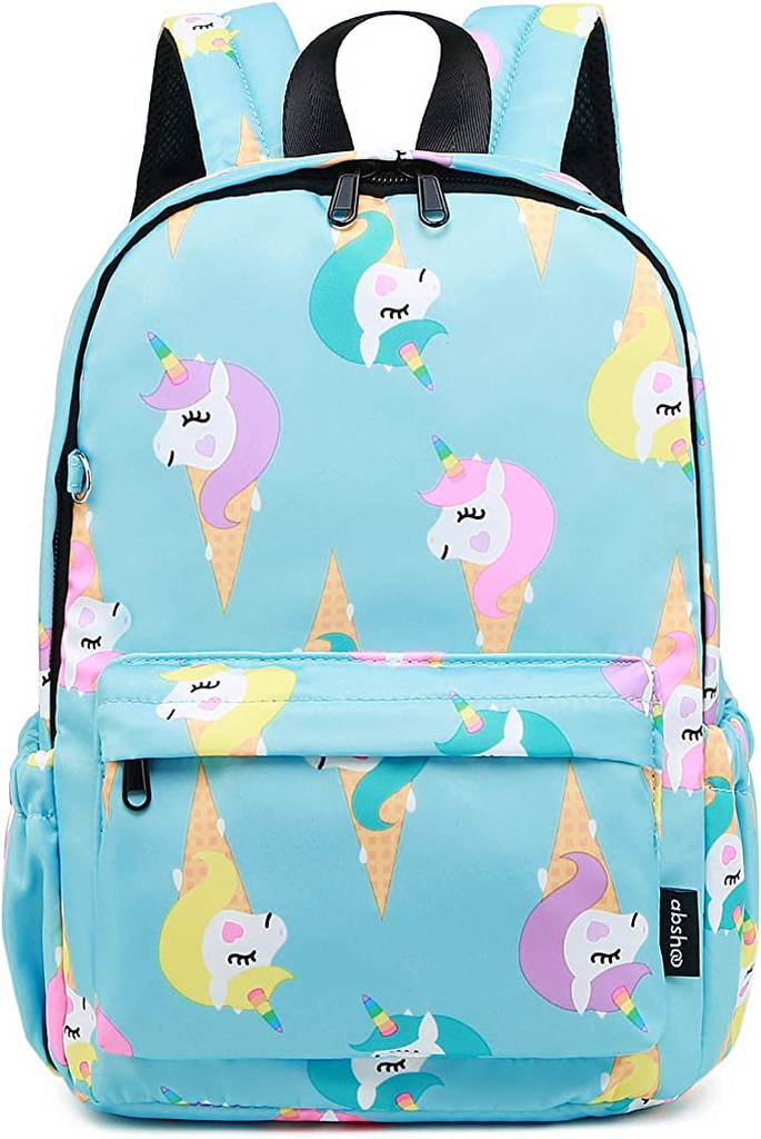 Abshoo Little Kids Backpacks for Boys and Girls Preschool Backpack With Chest Strap (Unicorn Blue)