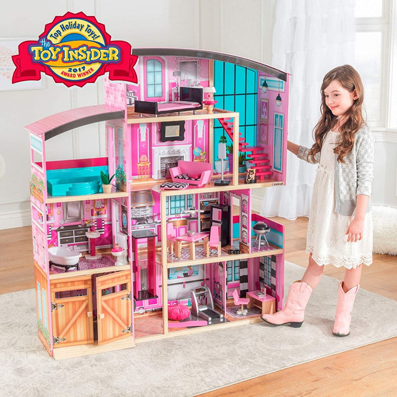 KidKraft Shimmer Mansion Wooden Dollhouse