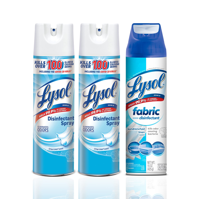 Lysol Disinfectant Spray + Fabric Disinfectant