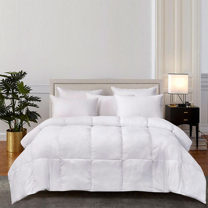 Martha Stewart 100% Cotton White Feather and Down Comforter-King