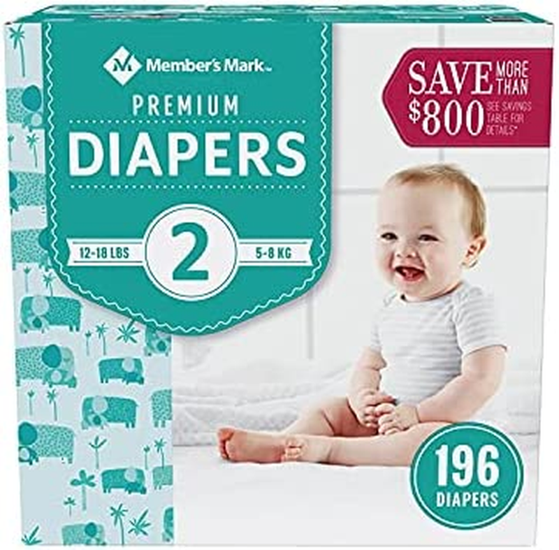 Member's Mark Premium Baby Diapers- Size 2