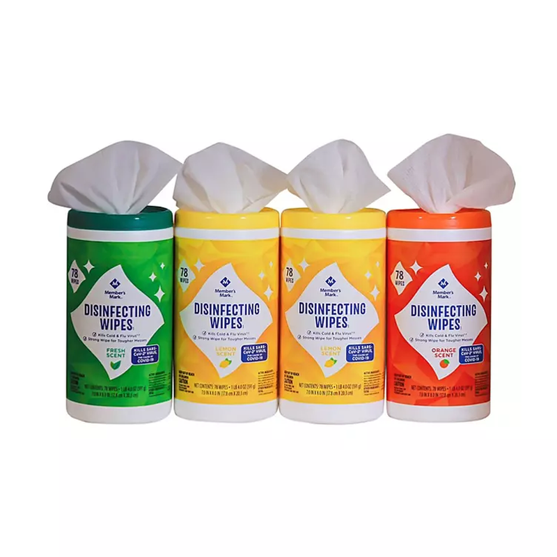 Member's Mark Disinfecting Wipes, Variety Pack (78 per pk., 4 pk.)