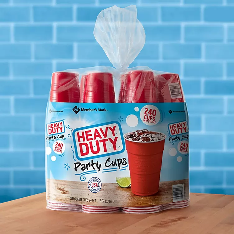 Member's Mark Heavy-Duty Red Cups (18 oz., 240 ct.)