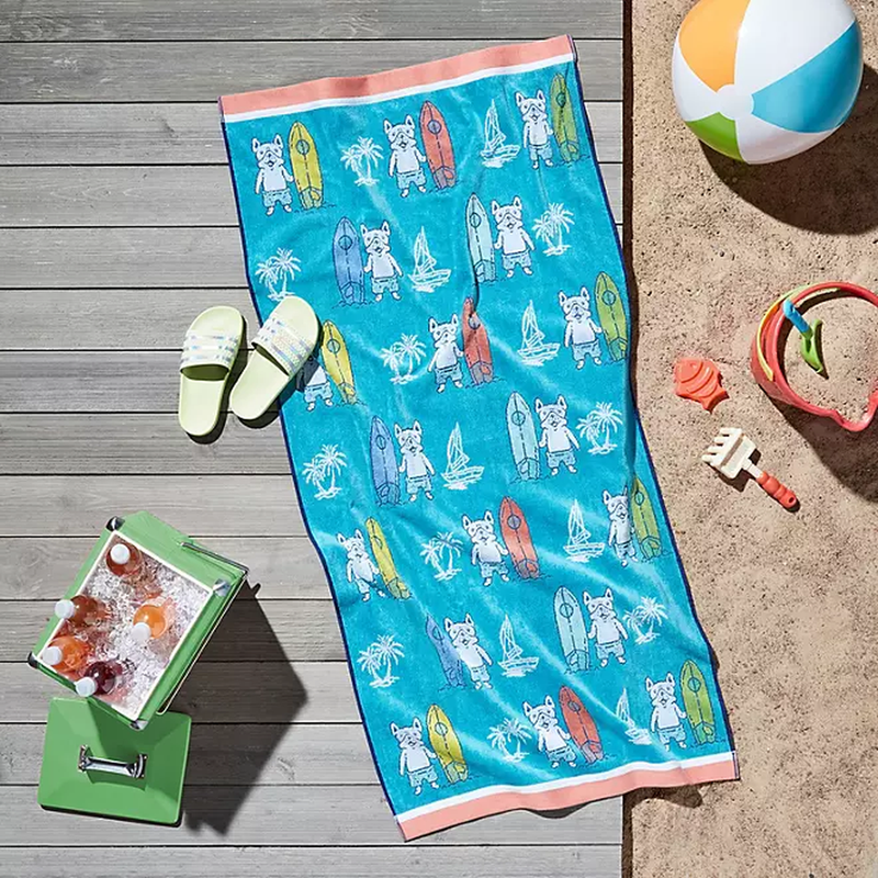 Member's Mark Kids' Beach Towels, 2-Pack -Surfing Friends