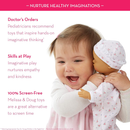 Melissa & Doug Mine to Love Mariana 12in. Poseable Baby Doll With Romper, Hat