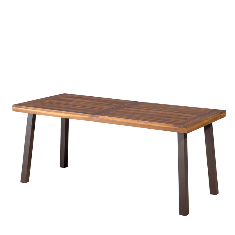 Christopher Knight Home Della Acacia Wood Dining Table