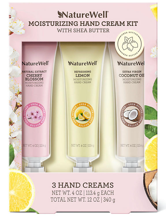 NatureWell Moisturizing Hand Cream Kit (4 oz., 3 pk.)