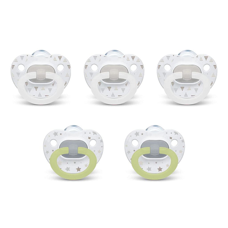 NUK Orthodontic Pacifiers, 6-18 Months, 5 Pack