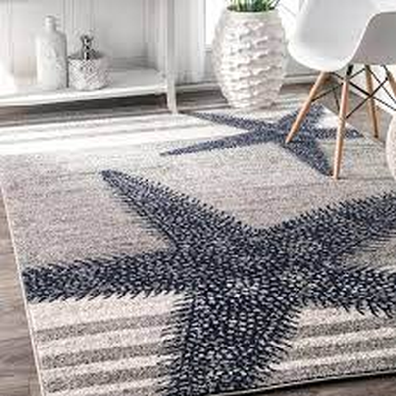 nuLOOM Thomas Paul Starfish Area Rug, 4' x 6', Grey