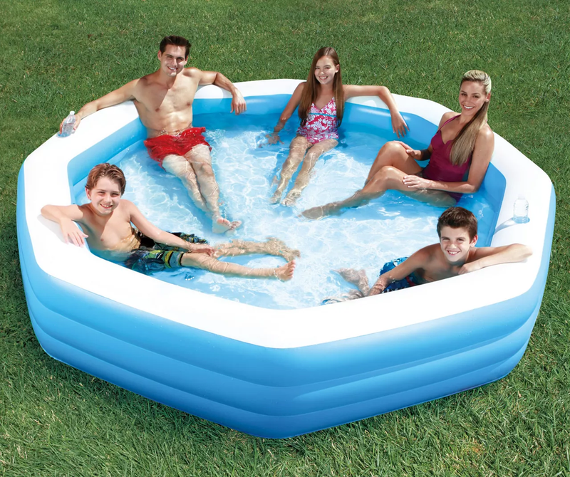 10' Octagonal Inflatable Family Pool