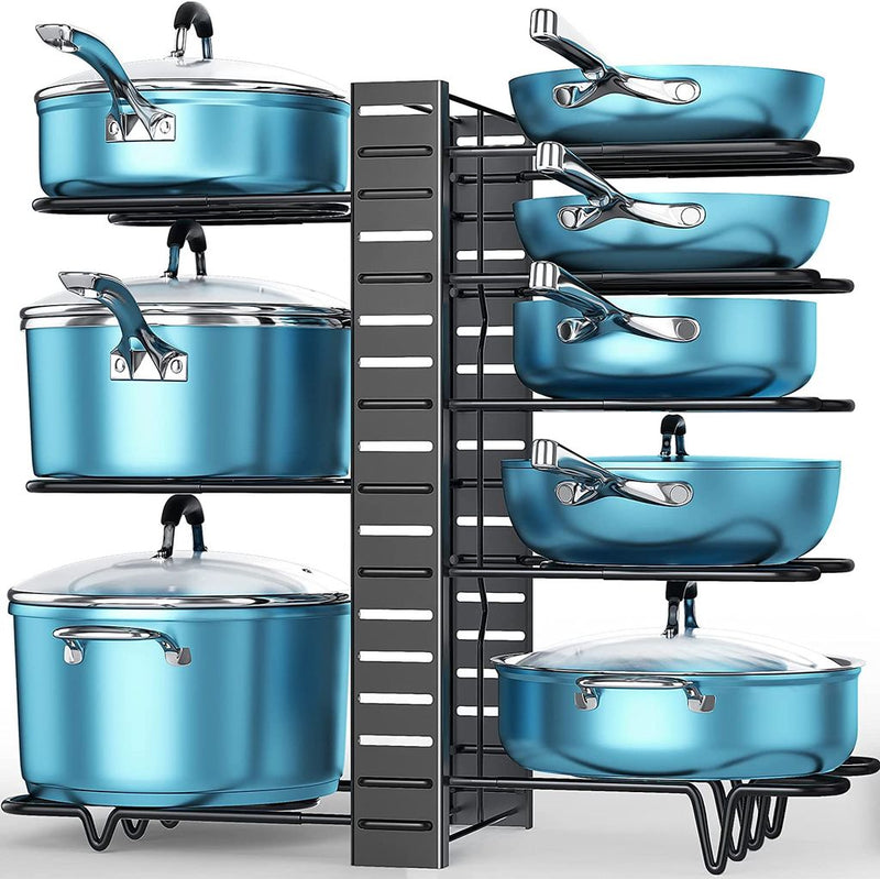 ORDORA 8 Tier Pot Rack