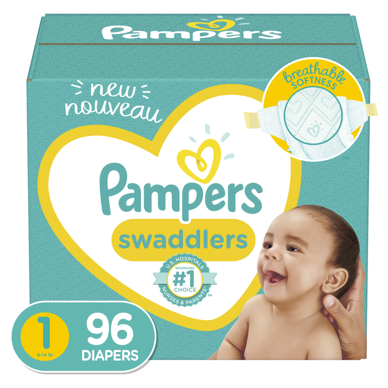 Pampers Swaddlers Softest Ever Diapers- Size 1