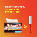 Bounce Pet Hair and Lint Guard Mega Dryer Sheets with 3X Pet Hair Fighters, Fresh Scent (210 ct.)