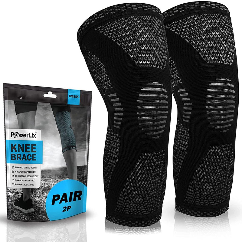 POWERLIX Knee Compression Sleeve (Pair)