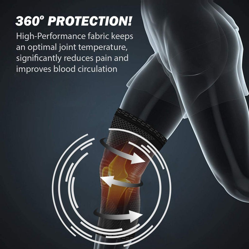 POWERLIX Knee Compression Sleeve (Pair)