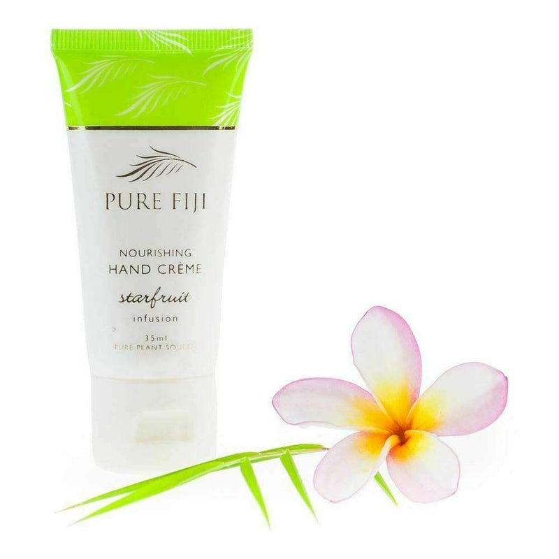 Pure Fiji Hand Creme Trio - Nourishing Hand Cream - Coconut, Mango, Starfruit Infusions, 3 x 1oz