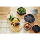 Rubbermaid EasyFindLids Food Storage Containers with SilverShield Antimicrobial Product Protection, 46-Piece Set