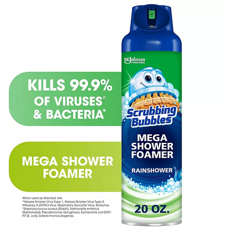 Scrubbing Bubbles Mega Shower Foamer Aerosol, Rainshower (20 oz., 3 ct.)