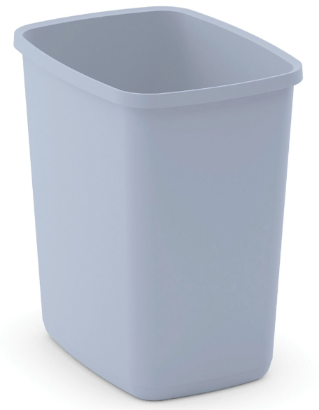 Simply Essential™ 6.6-Gallon Wastebasket in Zen Blue