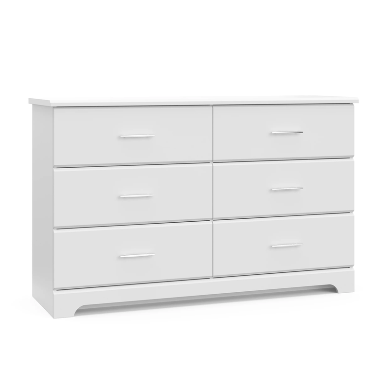 Storkcraft Brookside 6 Drawer Chest - White