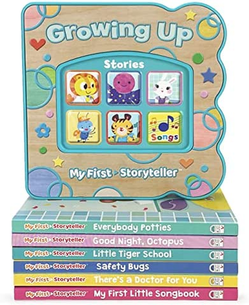 My First Library Storyteller - Interactive Electronic Book and Music Player Set: Growing Up Stories For Your Baby & Toddler, Ages 1-4 (My First ... Music and Read-along Player With Books)