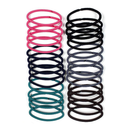 Scünci Hair Ties for Women and Men, Elastic Hair Ties with No Damage in Assorted Neutral Colors, 30 Pack