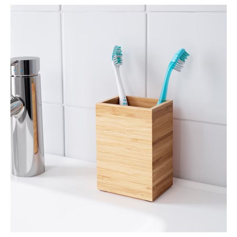 DRAGAN Toothbrush Holder, Bamboo