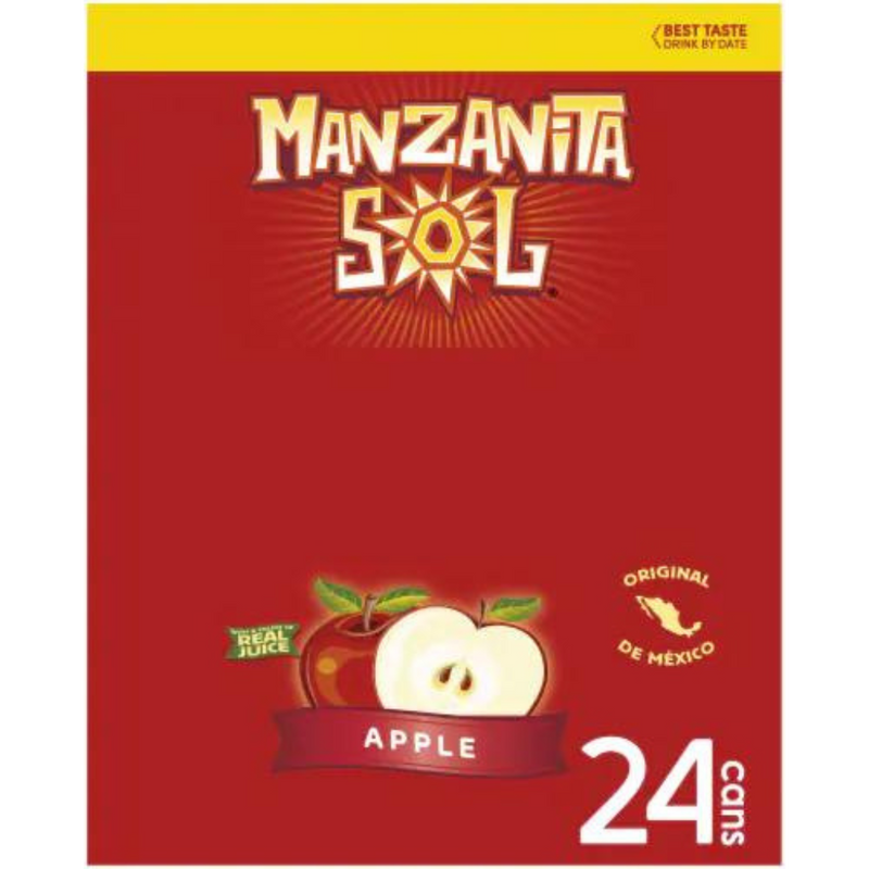 Manzanita Sol Soda Apple 12 fl. oz., 24 pk.