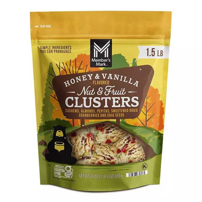 Member's Mark Honey Vanilla Nut and Fruit Clusters, 24 oz.