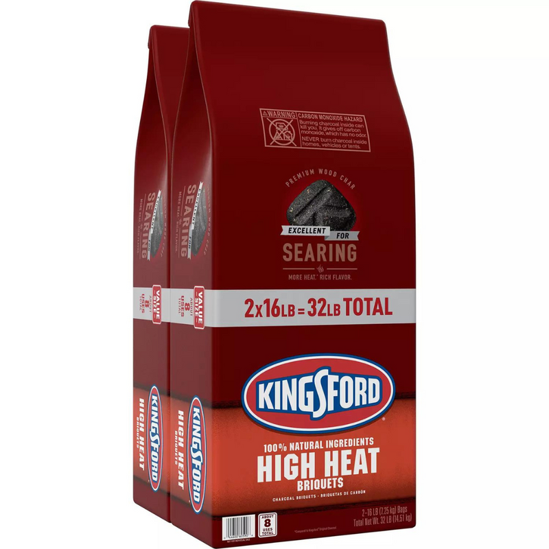 Kingsford High Heat Charcoal, 16 lbs. (2 Pack)