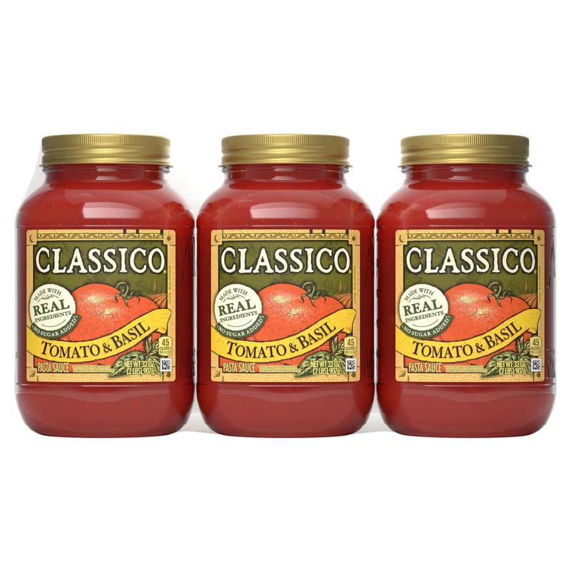 Classico Tomato and Basil Pasta Sauce (32 oz., 3 pk.)