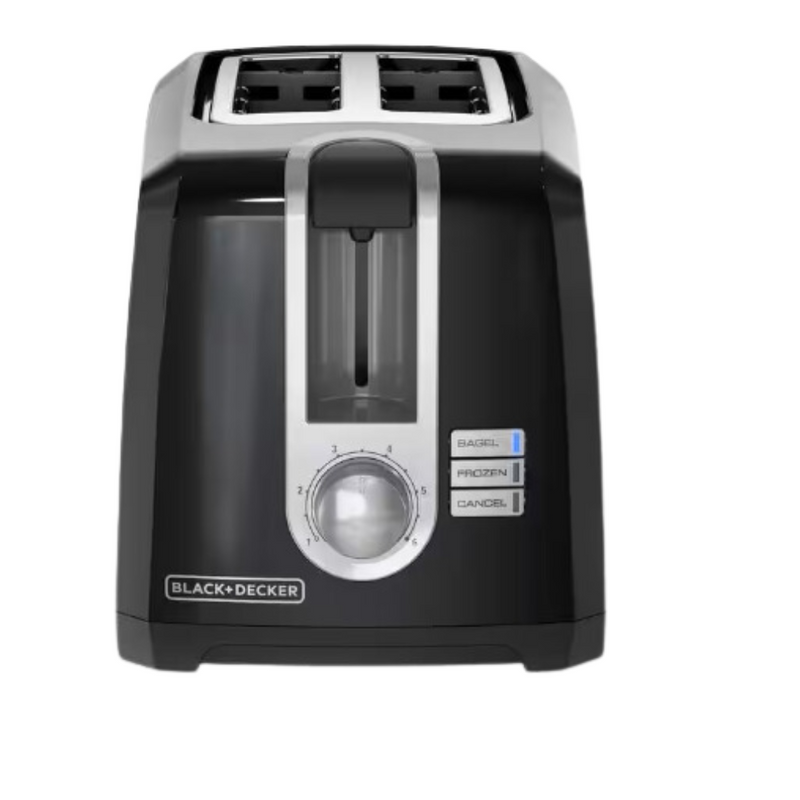 BD 2 Slice Toaster Black