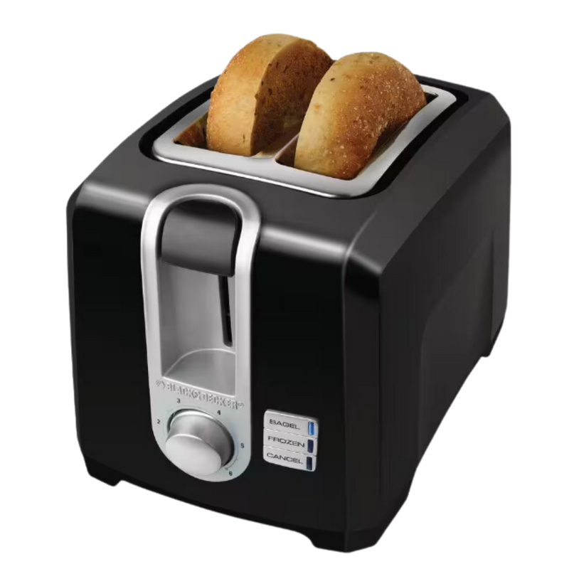 BD 2 Slice Toaster Black