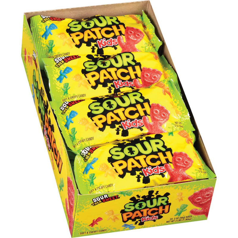 SOUR PATCH KIDS Soft & Chewy Candy, 2 oz., 24 pk.