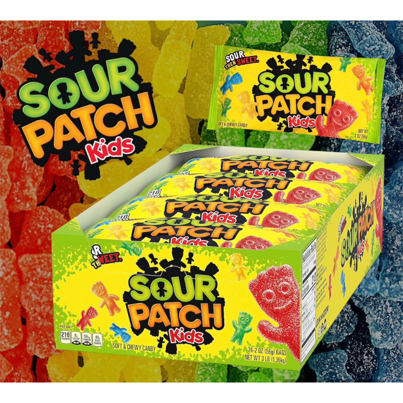 SOUR PATCH KIDS Soft & Chewy Candy, 2 oz., 24 pk.