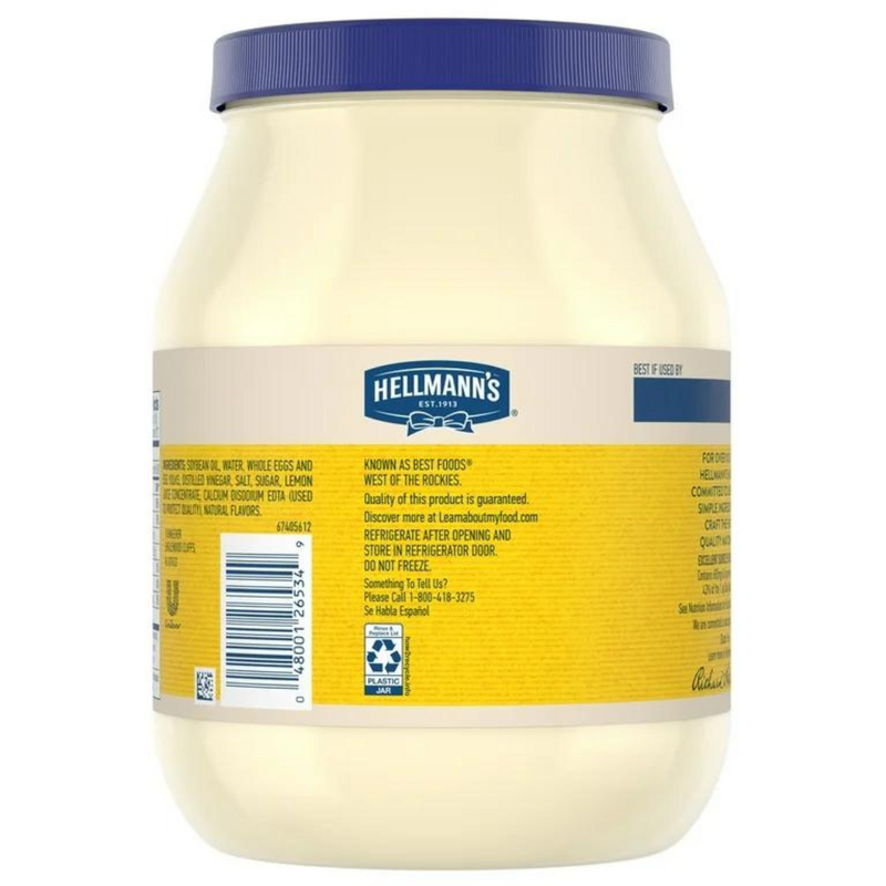 Hellmann’s Real Mayonnaise (64 oz.)