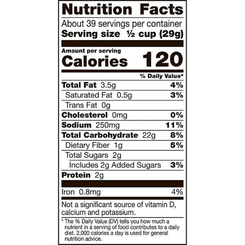 Chex Mix Traditional Savory Snack Mix, 40 oz.