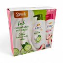 Dove Refresh Rebalance Body Wash 306 floz 2 pk