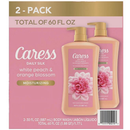 Caress Daily Silk Hydrating Body Wash White Peach Orange Blossom 30 floz 2 pk