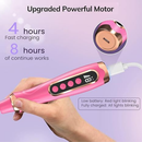 HengYuaoler Professional Manicure Pedicure Kit Cordless Electric Nail File Set 6 Speed Cordless Nail Drill for Thick Nai l Toenail Cuticle Hand Foot Care Nail Drill Tool(Rose)