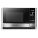 BLACK+DECKER Digital Microwave Oven with Turntable Push-Button Door, Child Safety Lock, Stainless Steel, 0.9 Cu Ft