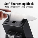 McCook® Knife Sets, German Stainless Steel Kitchen Knife Block Sets with Built-in Sharpener
