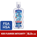 ACT Kids Pure Protect Anticavity Mouthwash, Strawberry, 16.9 fl. oz.
