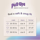 Huggies Pull Ups Skin Essentials Training Pantsfor Boys Sizes 2 T 3 T 1634 lbs 108 ct 2 T 3 T 108 ct 1634 lbs