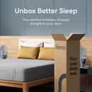 Siena 10" King Memory Foam Mattress - Medium Firm - 180 Night Trial - Premium Pressure-Relieving Layers - 10 Year Warranty - Mattress in a Box - CertiPUR-US Certified