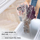 Shark HV322 Rocket Pet Plus Corded Stick Vacuum with LED Headlights, XL Dust Cup, Lightweight, Perfect for Pet Hair Pickup, Converts to a Hand Vacuum, with (2) Pet Attachments, Bordeaux/Silver